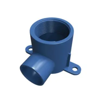 Codo Con Oreja de Cpvc Futura Con Rosca Interior Y Cementar de 13 mm Beige O Azul