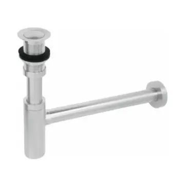 Céspol Minimalista Urrea Con Contra Sin Rebosadero 2152 Cromo