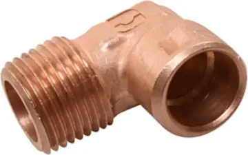 Codo Rosca Exterior  Nacobre de 32 Cobre