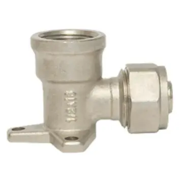 Codo Oreja de Gas 3/8(16)x1/2 (cxrh) Coflex Cg-eh10s-cc