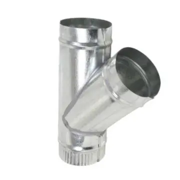 Yee de Lámina Galvanizada de 102 mm Calibre 26