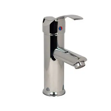 Monomando Para Lavabo Alto Rugo 23-mts Sin Chapetón Cromo