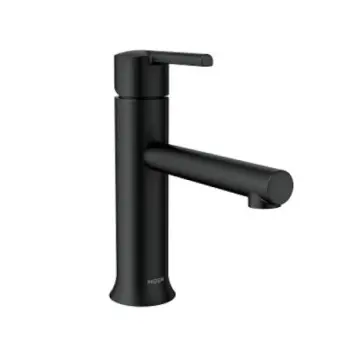 Monomando Para Lavabo Moen Arlys 6770bl Negro Mate