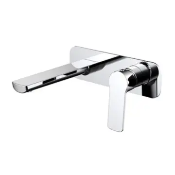 Monomando Para Lavabo al Muro Tecnobath Lucent Tb14.021 Cromo