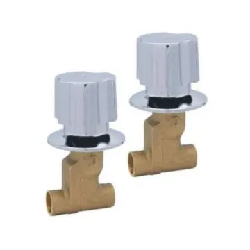 Juego de Llaves de Empotrar Dica Soldables 4652 Cromo