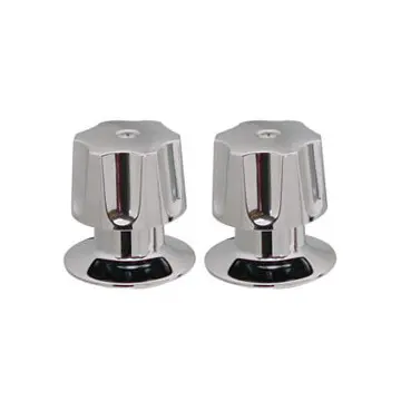 Juego de Manerales Con Chapetón Rugo Acuariochm-e Cromo