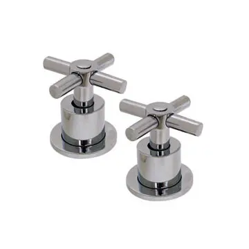 Juego de Manerales Rugo Cruz Con Chapetón Mcme Cromo