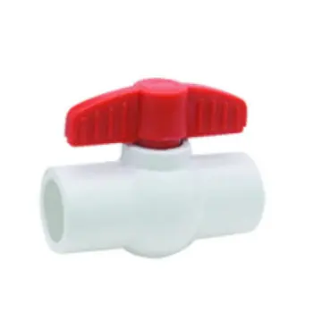 Válvula Esfera de Pvc Dica Cementar 3/4 Blanco