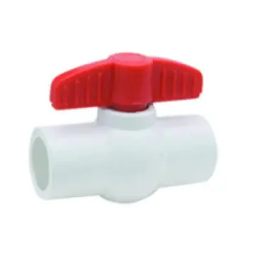 Válvula Esfera de Pvc Dica Cementar 1 1/2quot Blanco