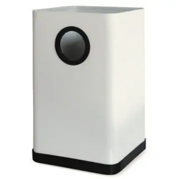 Basurero Cuadrado Chico Jofel Bi70000 30x18mm Blanco