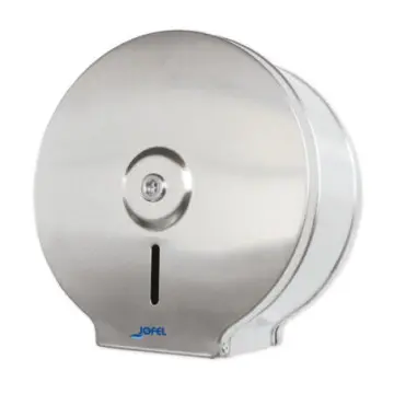 Despachador de Papel Higiénico Mini Jofel Ph21000 Acero Inoxidable Satinado.