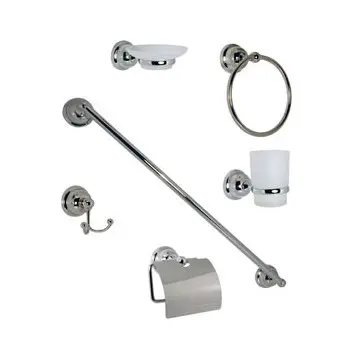 Juego de 6 Accesorios Rugo Je33-c Cromo