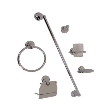 Juego de Accesorios 6 Piezas Rugo Je-91c Cromo