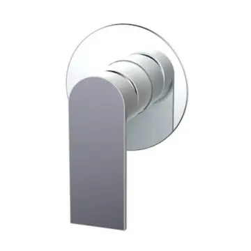 Monomando Para Regadera Tecnobath Lucent Tb12.101 Blanco/cromo