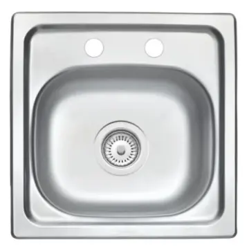 Tarja de Empotrar Tipo Bar de Acero Inoxidable Tramontina 93931425 38x38 Satín