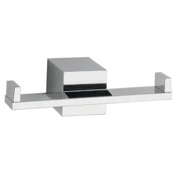 Gancho Doble Helvex Kúbica 14106 Cromo