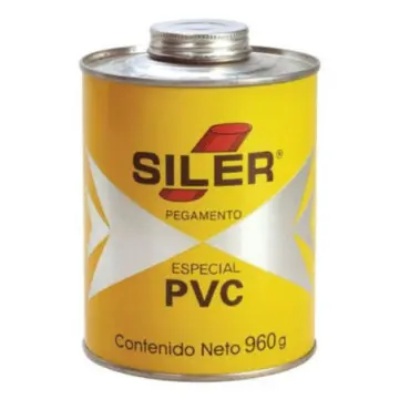 Cemento Para Pvc Siler 960 Grs Transparente