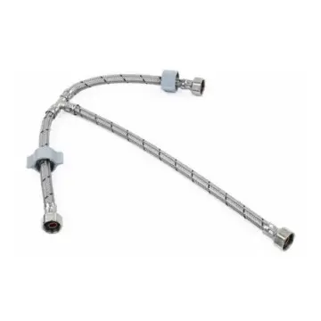 Alimentador T Coflex Para Lavabo Al-t55 Acero Inoxidable