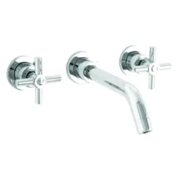 Mezcladora Para Lavabo Dica 4731 Empotrable A Pared Cromo