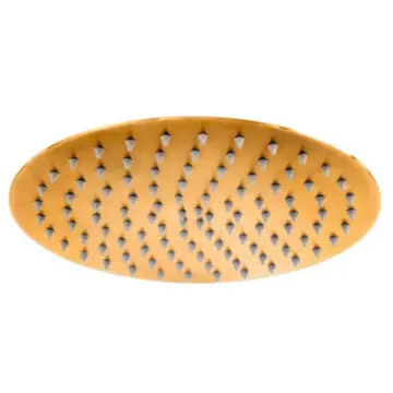 Regadera de Plato Redonda de 25cm Urrea 2225inox.5 Oro