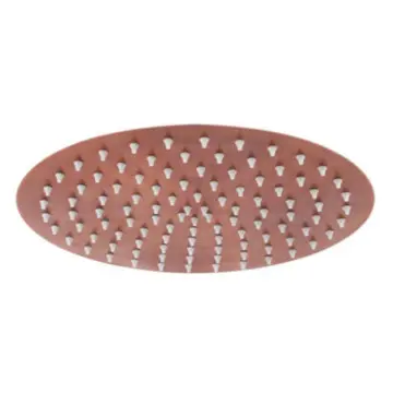 Regadera de Plato Redonda de 25cm Urrea 2225inox.8 Bronce