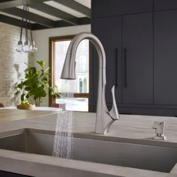 Monomando Para Fregadero Pfister Venturi F5297vngs Acero Inoxidable