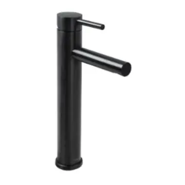 Monomando Alto Para Lavabo Urrea Inox 9035inox.2 Negro