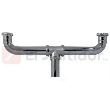 Céspol Doble Dica 4209dt Para Tarja Cromo