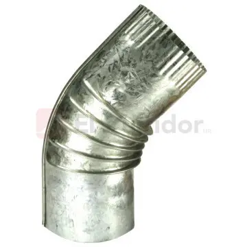 Codo de Lámina 76 mm X 45º 30