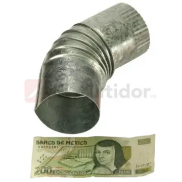 Codo de Lámina 76 mm X 45º 30