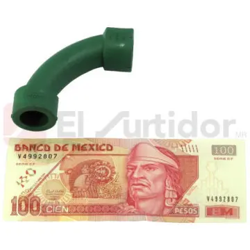 Curva Tuboplus 90 de 20 mm 200085 Verde