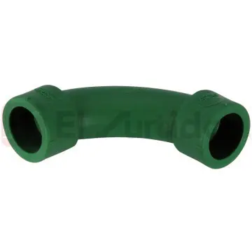 Curva Tuboplus 90 de 25 mm 200086 Verde