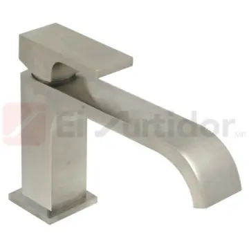 Monomando Para Lavabo Helvex Ep-905-s Vértika Con Contra de Push Satín