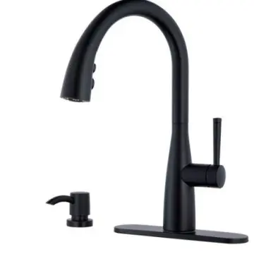 Monomando de Fregadero Pfister Raya F5297ryb Negro Mate