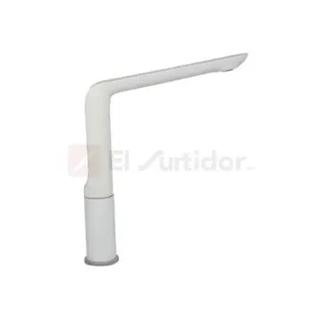 Monomando Para Fregadero Wasser S9 Ws19.084 Blanco/cromo
