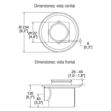 Coladera Helvex 282-35-chl Negra