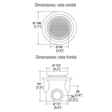 Coladera Helvex 1342-hli Negra