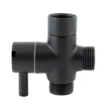 Desviador Para Regadera Urrea 2501.2 Negro Mate
