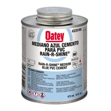 Cemento Para Pvc Oatey Rain R Shine 78865 Azul 473 Ml