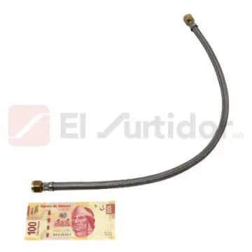 Alimentador Para Gas Miber IG 3/8fx3/8fx60 Migg-a060 Acero Inoxidable