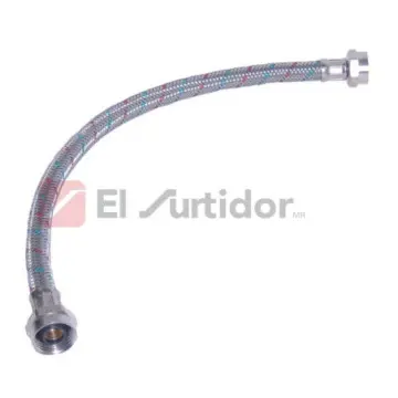Alimentador Fléxico Para Fregadero 1/2x1/2x55 Nacobre Fci-13-13x55 Aluminio