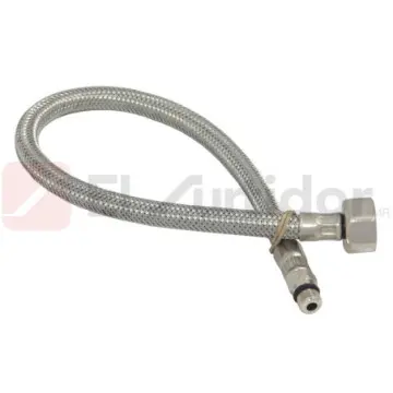 Alimentador Coflex Al-m40 Para Lavabo Acero Inoxidable