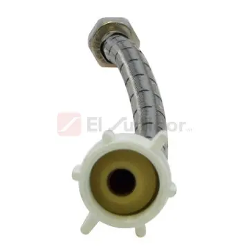 Alimentador Para WC Con Tuerca de Plástico Coflex As-e35 Acero