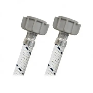 Alimentador Para Lavabo Y Fregadero 1/2x1/2am Coflex Cvlb-a55 Vinilo Blanco