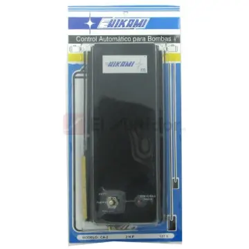 Control Automático Para Bomba Electonivel Hikami  127 Volts de 1 1/2 A 2 HP Negro