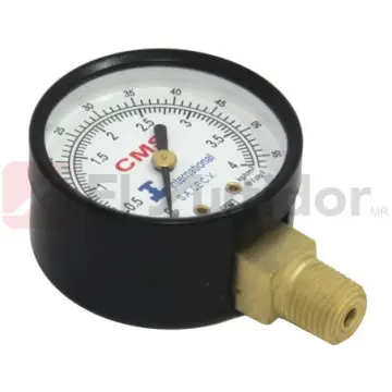 Manómetro Metron Cms International 51100/4 Negro