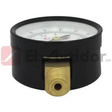 Manómetro Metron Cms International 51100/4 Negro