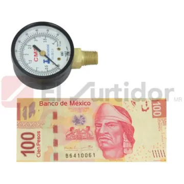 Manómetro Metron Cms International 51100/4 Negro