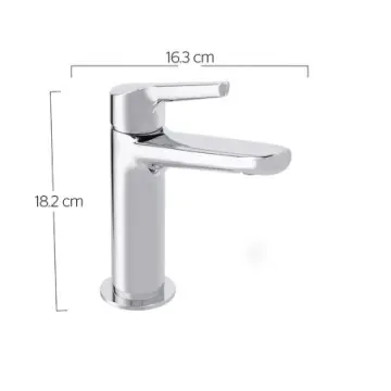 Monomando Corto Para Lavabo Urrea Medameda 9461md Cromo
