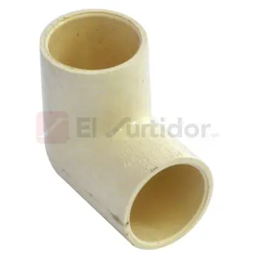 Codo de 90ordm de Cpvc Durman 25 mm Beige O Azul
